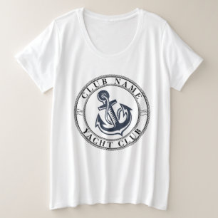 Bleu Marine Ancre nautique club bateau marina