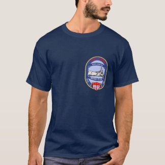 Bleu marine de T-shirt du groupe de travail 96