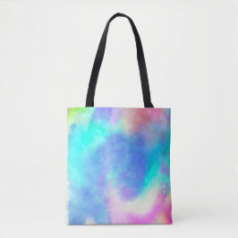 Bleu moderne fabuleux sac fourre-tout abstrait ten