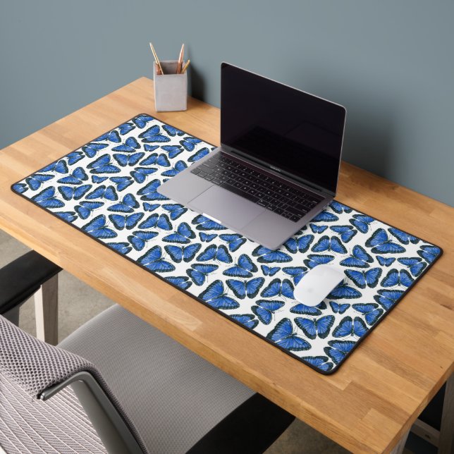 Bleu morpho papillon motif design emballage (Bureau 2)
