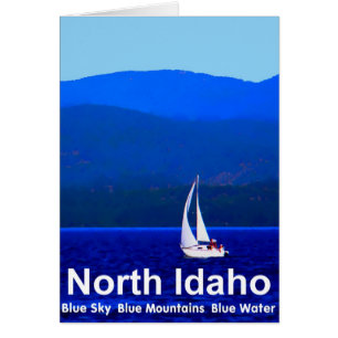 Bleu nord de l'Idaho