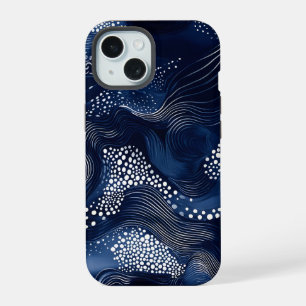 Bleu Nuit Abstrait