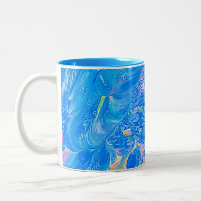Bleu Ocean Scene Mug (Gauche)