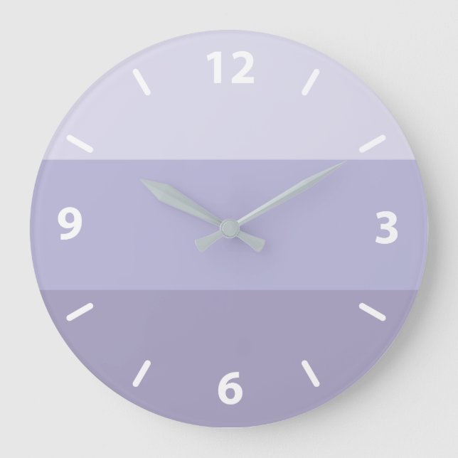 Bleu Ombre Grandes Horloge (Recto)