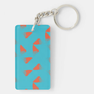 Bleu, orange, dynamique, motif géométrique tendanc