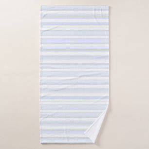 Bleu pâle et blanc cinq bandes motif
