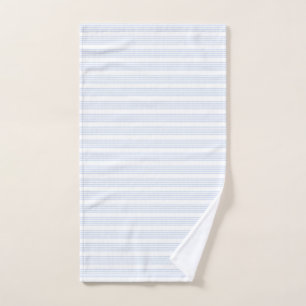 Bleu pâle et blanc cinq bandes motif