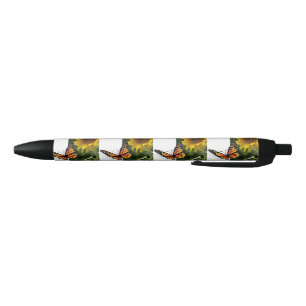 Bleu Papillon de tournesol stylo