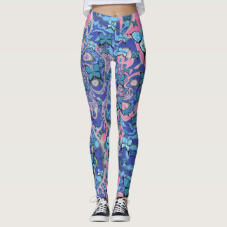 Bleu papillons Phéédélique Dream Leggings