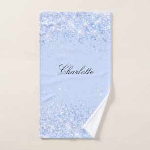 Bleu pastel parties scintillant nom glamour