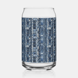 Bleu Perdu Et Tressé Jean Denim
