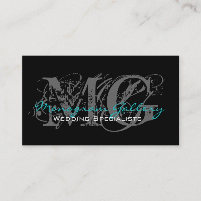 Bleu personnalisable de carte de visite de (Devant)