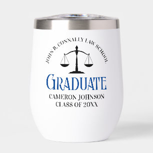 Bleu Personnalisé Diplôme de l'école de droit comm
