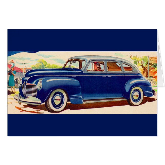 bleu Plymouth 1941 (Devant horizontal)