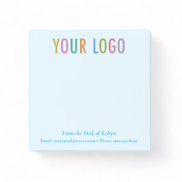 Bleu Post-it® Notes Logo d'entreprise du bureau de