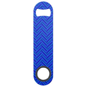 Bleu rayures double motif