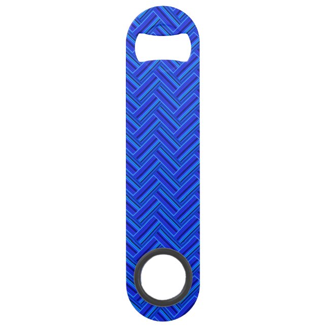 Bleu rayures double motif (Devant)
