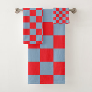 Bleu rouge À damiers En vichy Motif