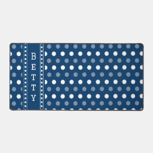 Bleu Royal à pois