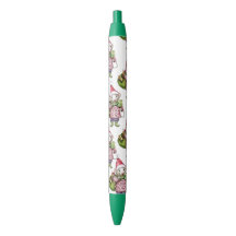 Souris de Noël d'hiver Stylo