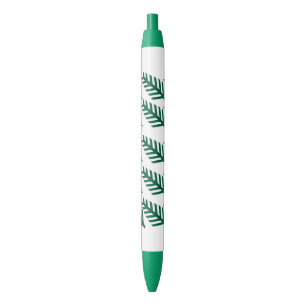 Bleu Stylo à feuilles de palme vert tropicale