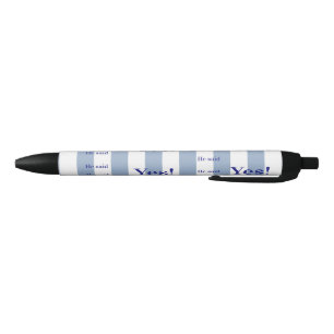 Bleu Stylo Bureau et École Il a dit Oui !