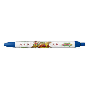 Bleu Stylo Chasseur de Lion Assyrie