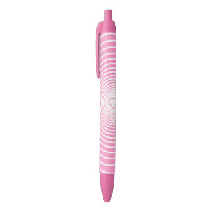 Bleu Stylo Coeur rose - Choisissez les couleurs