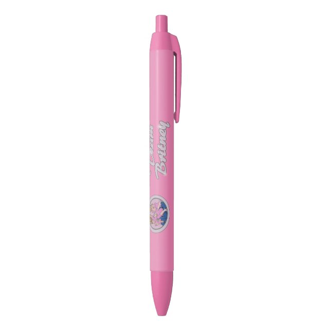 Bleu Stylo de logo de Britney d'équipe (Bas (Vertical))