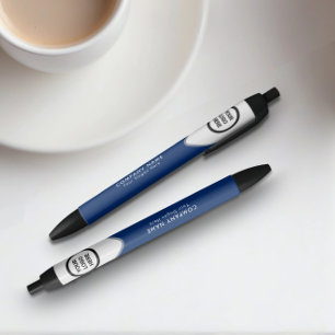 Bleu Stylo d'entreprise exécutif de la marine Logo d'en