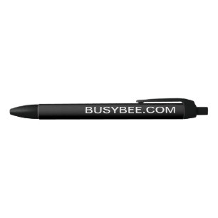 Bleu Stylo d'entreprise personnalisé - Conception Busyb