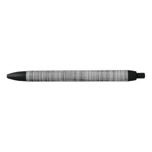 Bleu Stylo en tissu gris faux