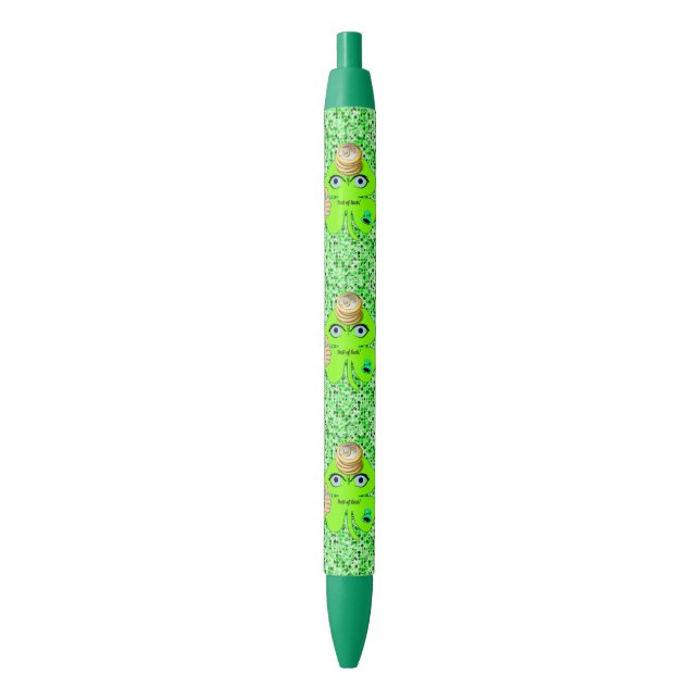 Bleu Stylo et stylo d'école St. Patrick's Day (devant Vertical)