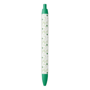 Bleu Stylo et stylo d'école St. Patrick's Day Floral
