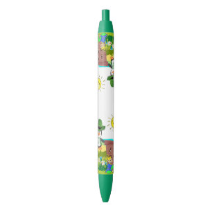 Bleu Stylo et stylo d'école Stylo St. Patrick's Penguin