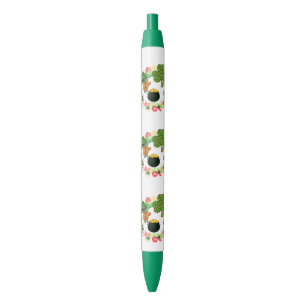 Bleu Stylo et stylo d'école Stylo St. Patrick's Teddy B