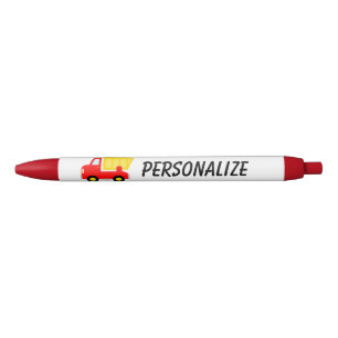 Bleu Stylo pour enfants camion de jouet rouge personnal