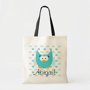 Bleu sur le sac fourre-tout personnalisé par hibo