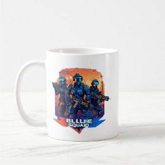 Bleu Thunder Squad Mug - Power Your Gaming Sess