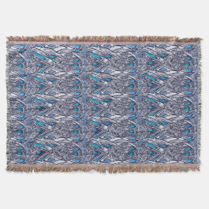 Bleu und Aquamarines abstraktes Design Decke