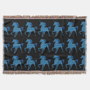 Bleu Unicorne Lancer la couverture
