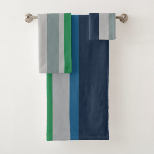 Bleu vert Abstrait rayures