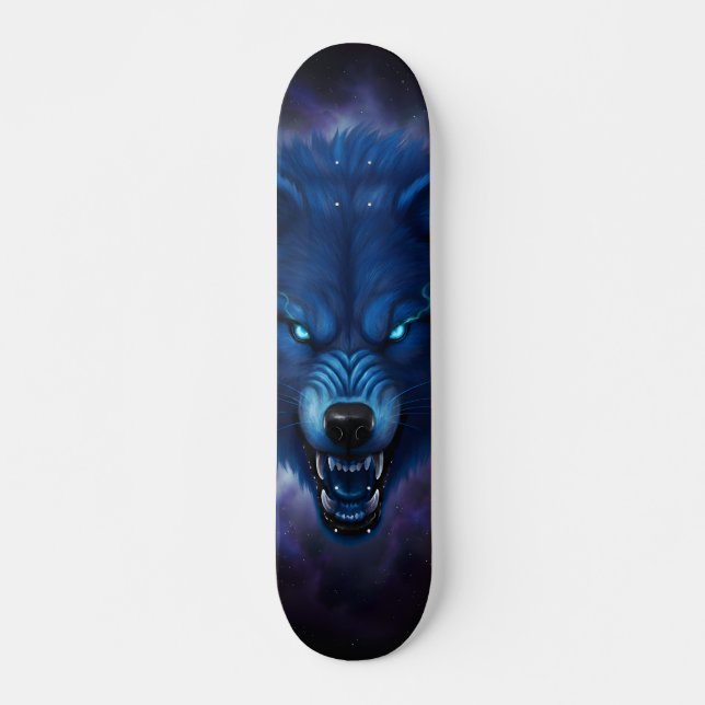 Bleu wolf  Skateboard  (Vorne)