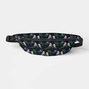 Bleuets Sac Banane Bleu Foncé