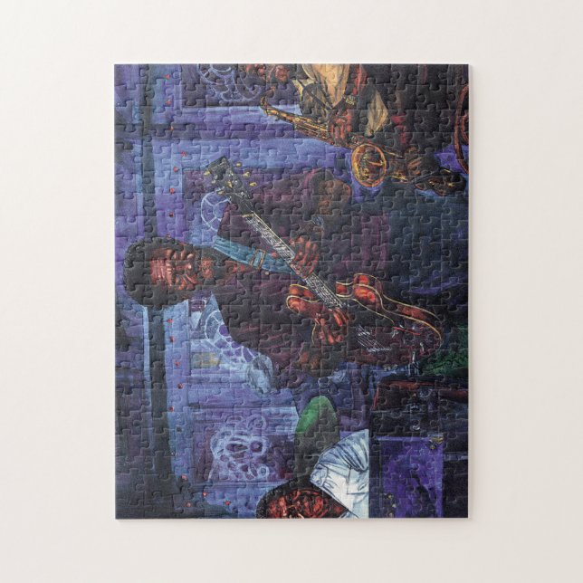 Bleus au puzzle de Lou (Vertical)