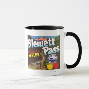 Blewett Durchlauf Apple beschriften - Kaschmir, WA Tasse