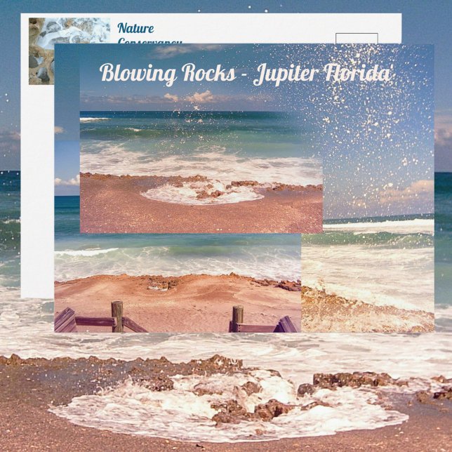 Blflüge Rocks Jupiter FL Fotografie Postkarte (Von Creator hochgeladen)