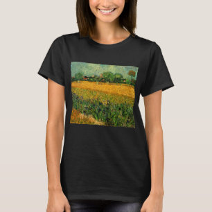Blick auf Arles mit Schwertlilien von Vincent van  T-Shirt