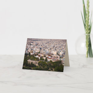 Blick auf Athen Karte