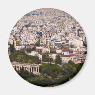 Blick auf Athen Magnet